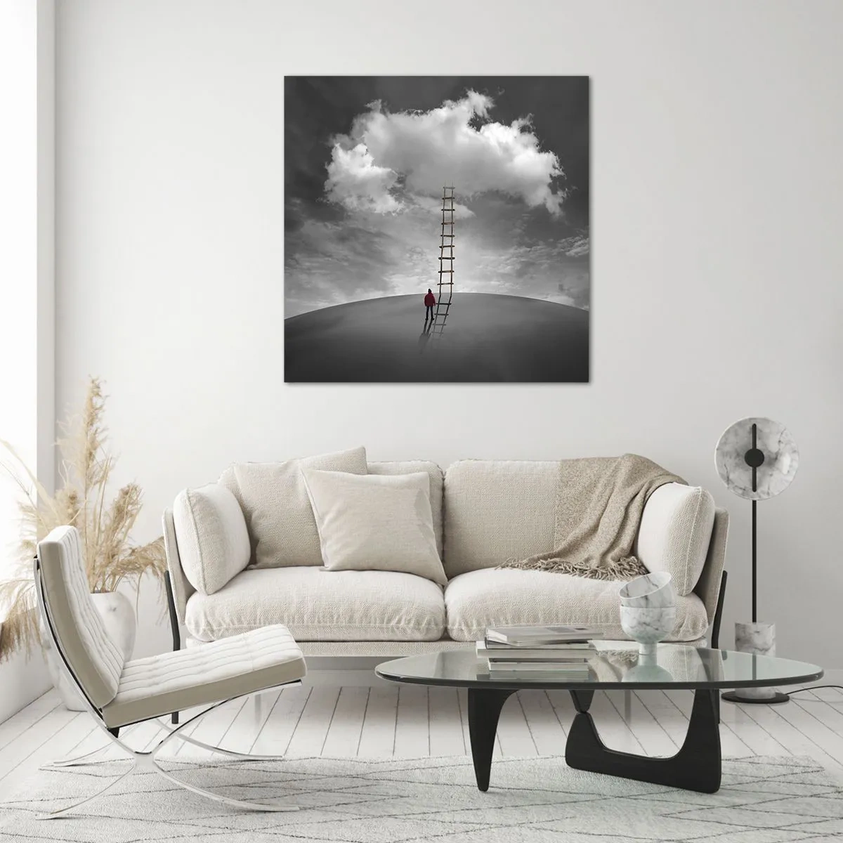 Glasbild - Bild auf glas - Alles ist möglich - 70x70 cm