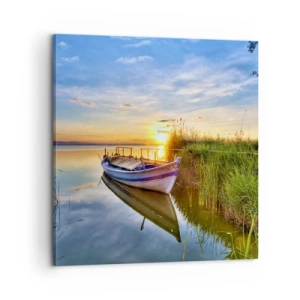 Bild auf Leinwand - Leinwandbild - Bucht erfüllter Träume - 60x60 cm