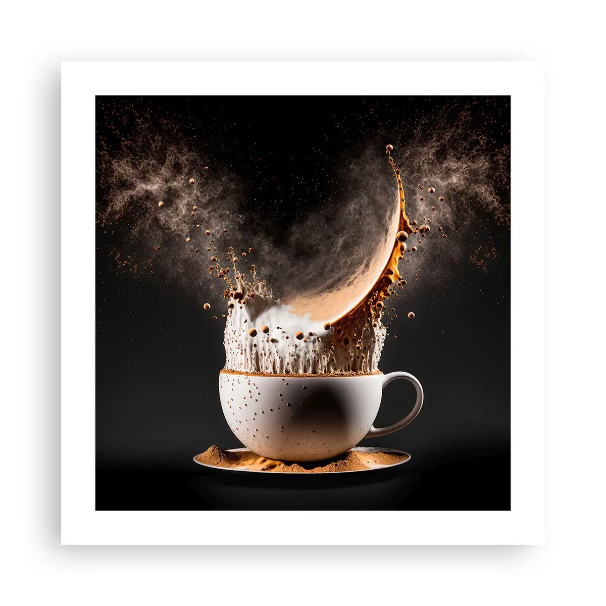 Poster - Geschmacksexplosion - 50x50 cm