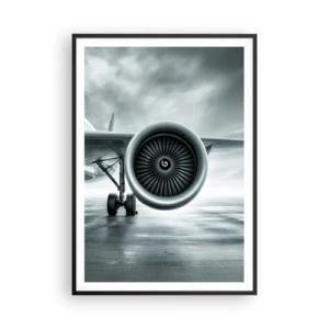 Poster in einem schwarzem Rahmen - Die Macht ist da! - 70x100 cm