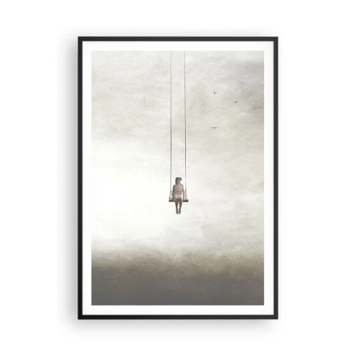 Poster in einem schwarzem Rahmen - Ein Kind in uns - 70x100 cm