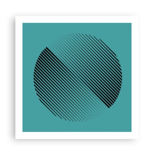 Poster - Kreis – eine geometrische Variante - 60x60 cm