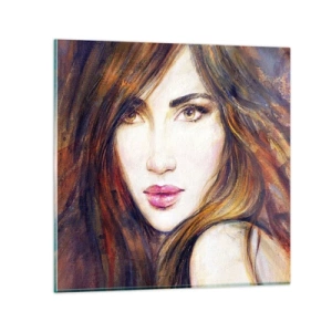 Glasbild - Bild auf glas - Einen Penny für deine Gedanken - 40x40 cm