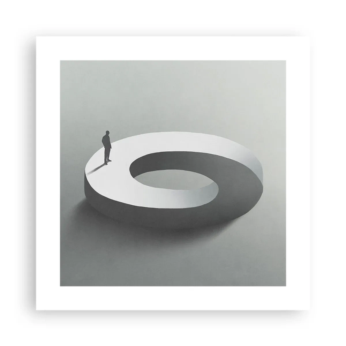 Poster - Und wie soll man davon klug werden - 40x40 cm