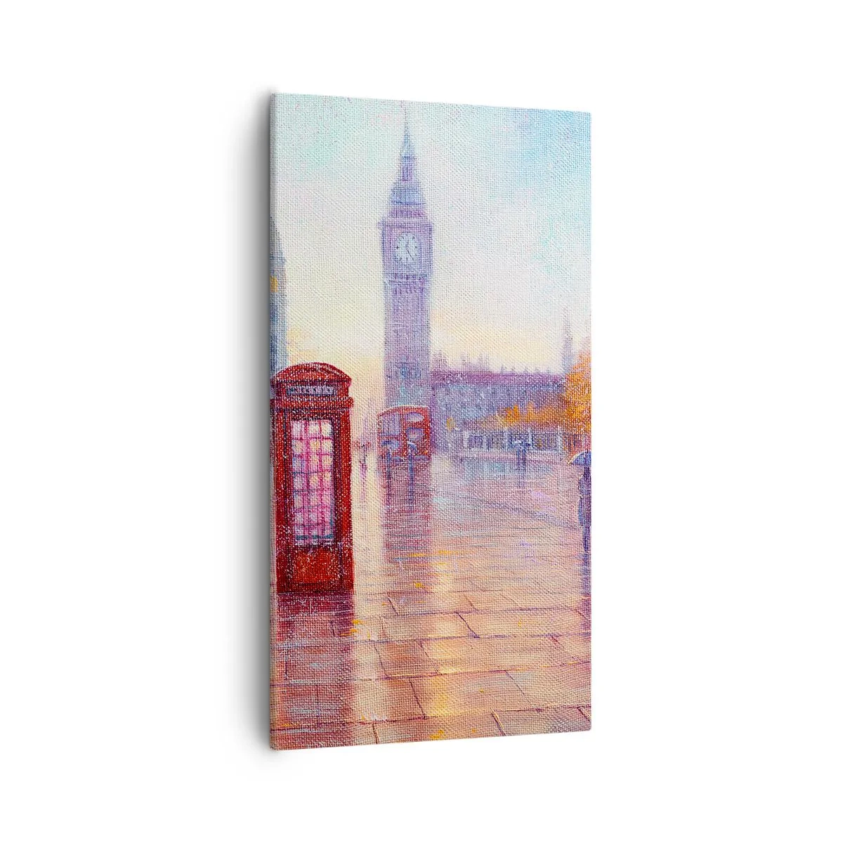 Bild auf Leinwand - Leinwandbild - Londoner Herbsttag - 55x100 cm
