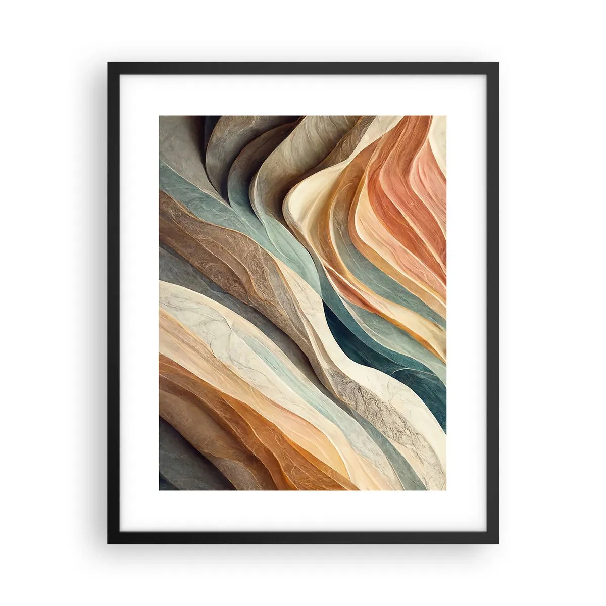 Poster in einem schwarzem Rahmen - Moment vor der Veränderung - 40x50 cm