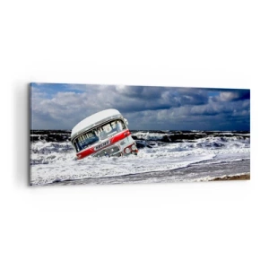 Bild auf Leinwand - Leinwandbild - Und was stehst du so erstaunt? - 100x40 cm