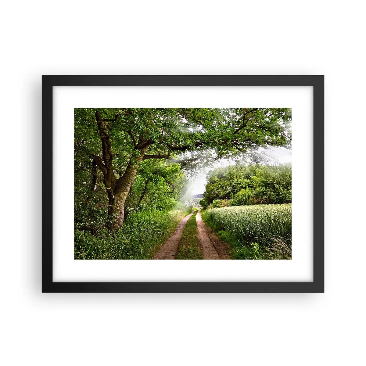 Poster in einem schwarzem Rahmen - Et in Arcadia ego - 40x30 cm