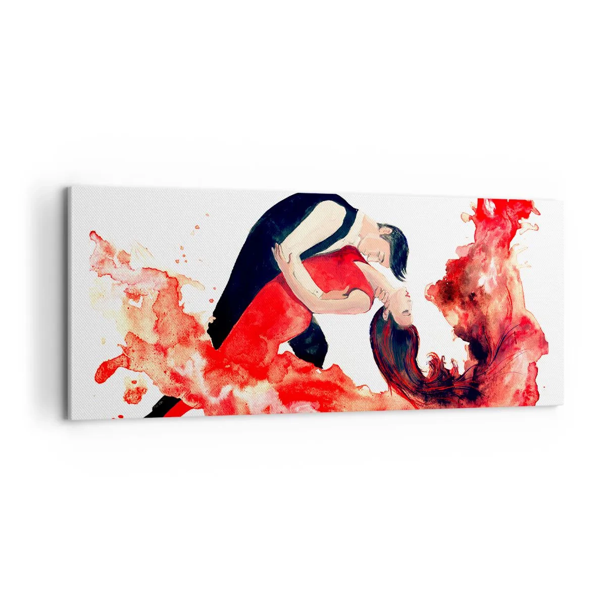 Bild auf Leinwand - Leinwandbild - Tango - eine sinnliche Welle - 100x40 cm