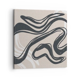 Bild auf Leinwand - Leinwandbild - Vervielfachter Ausdruck - 70x70 cm