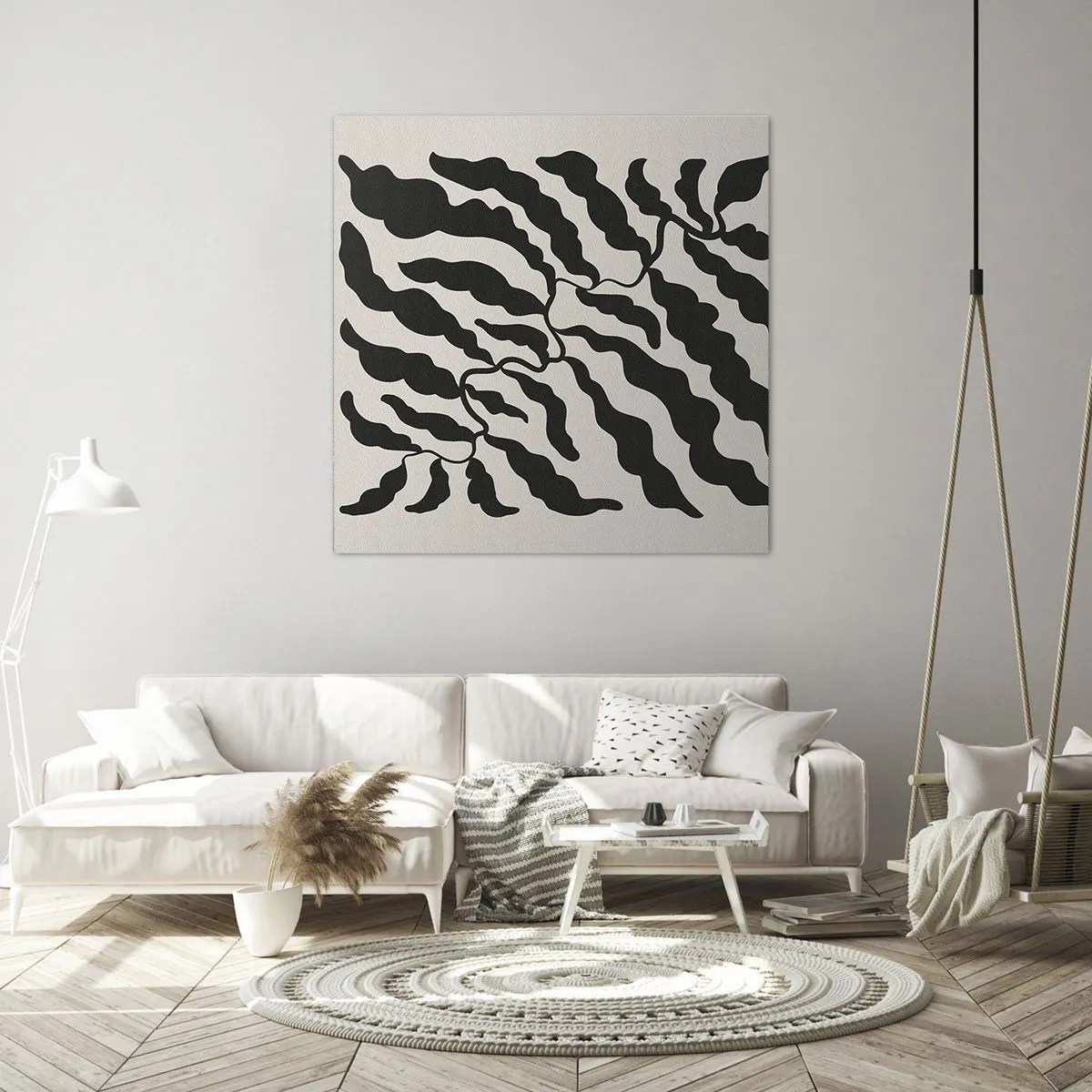 Bild auf Leinwand - Leinwandbild - Natur des Quadrats - 50x50 cm