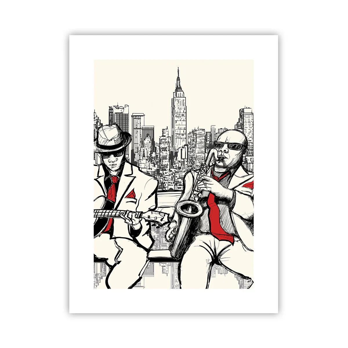 Poster - New Yorker Improvisation - 30x40 cm