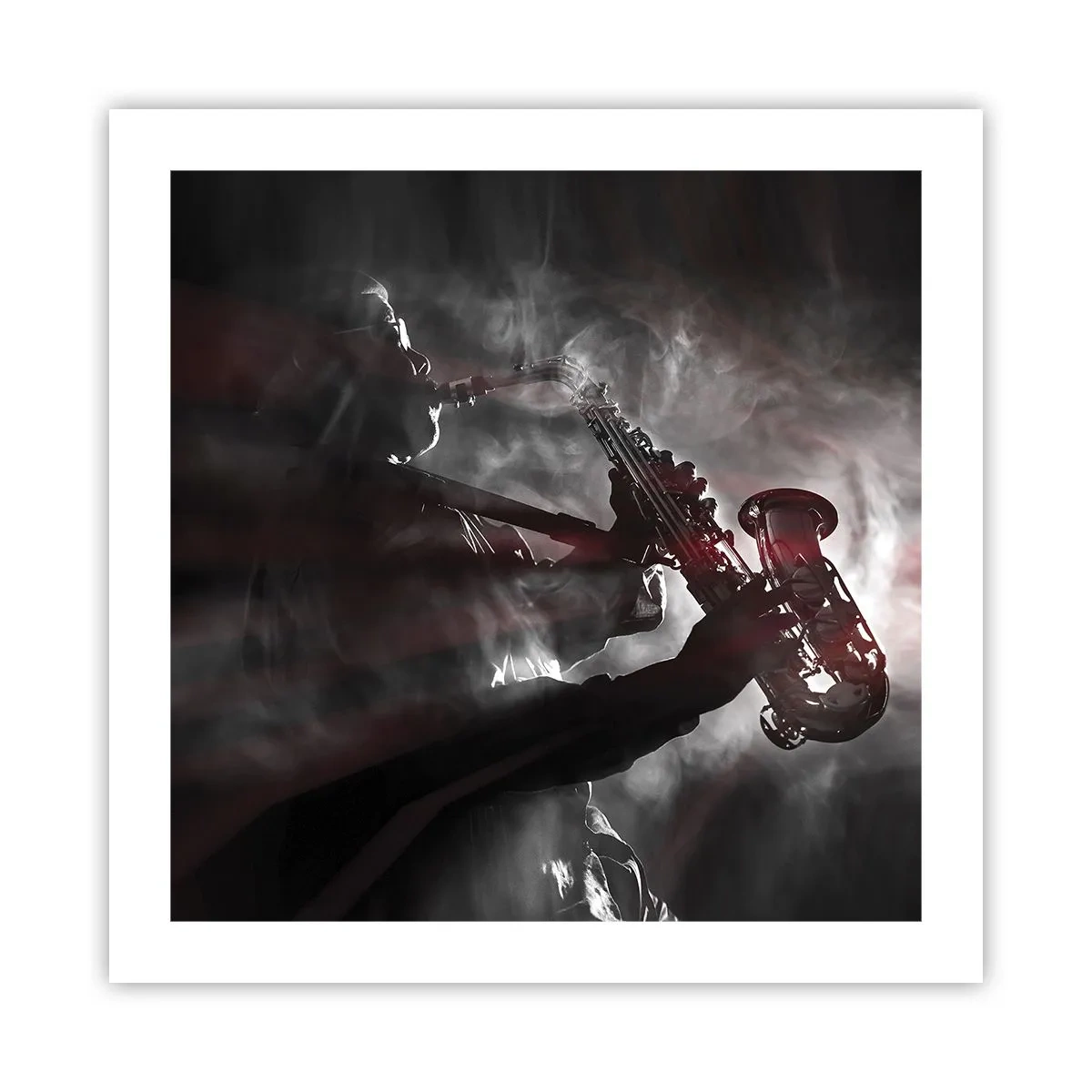 Poster - In den Dämpfen des Jazz - 50x50 cm