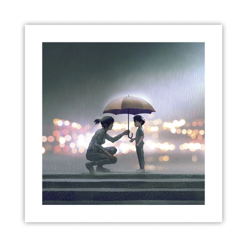 Poster - Und jetzt ist alles in Ordnung - 40x40 cm