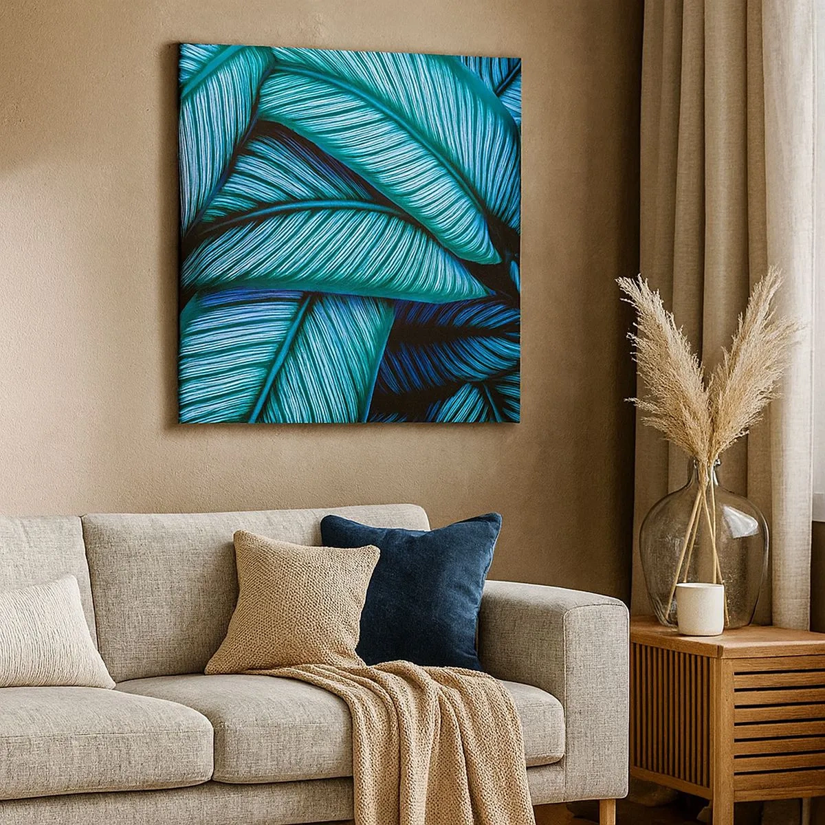 Bild auf Leinwand - Leinwandbild - Lebenslinien - 30x30 cm