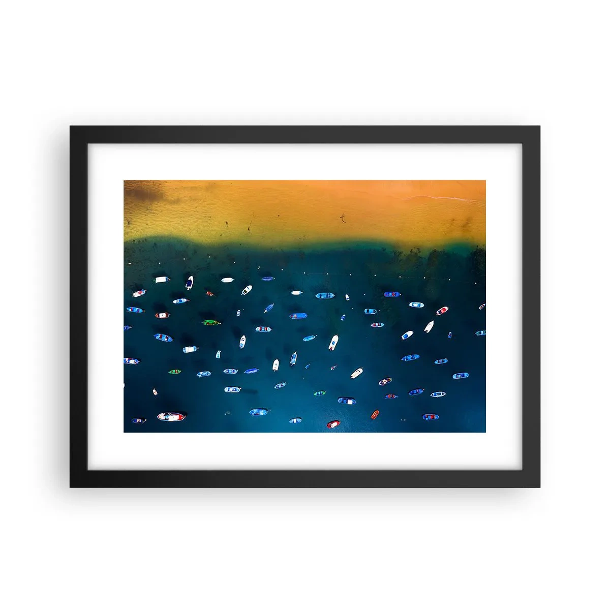 Poster in einem schwarzem Rahmen - Feiertagsspiel - 40x30 cm