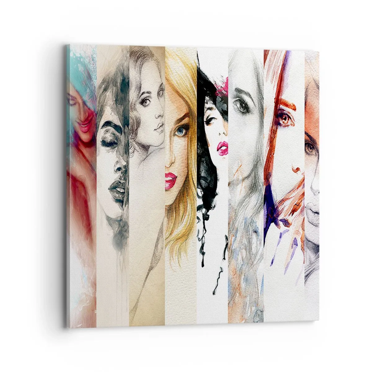 Bild auf Leinwand - Leinwandbild - Und es ist immer DU - 70x70 cm