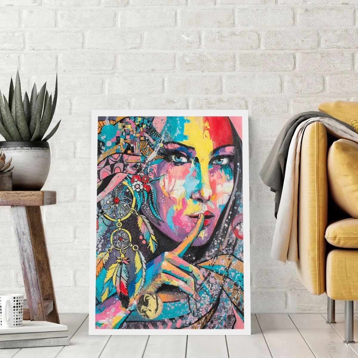 Poster - Sei still, bis du verstehst - 70x100 cm