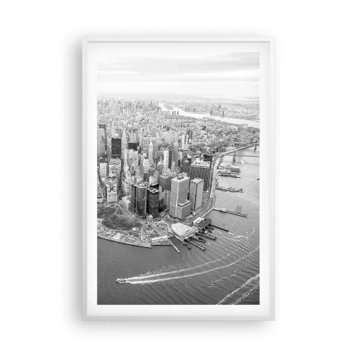 Poster in einem weißen Rahmen - Und wie kann es man nicht lieben? - 61x91 cm