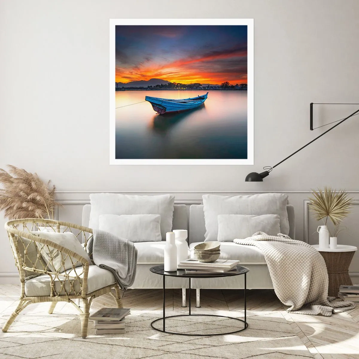 Poster - Eine gute Nacht kommt - 50x50 cm