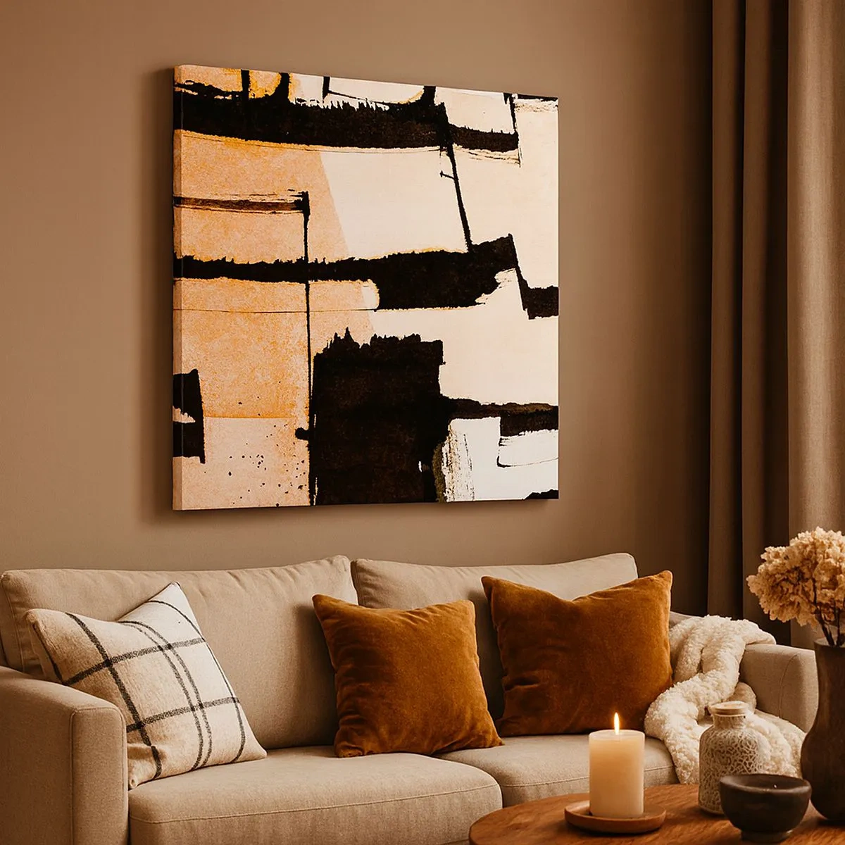 Bild auf Leinwand - Leinwandbild - Also doch Ordnung - 30x30 cm