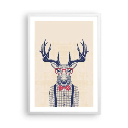Poster in einem weißen Rahmen - Eine lustige Extravaganz - 50x70 cm