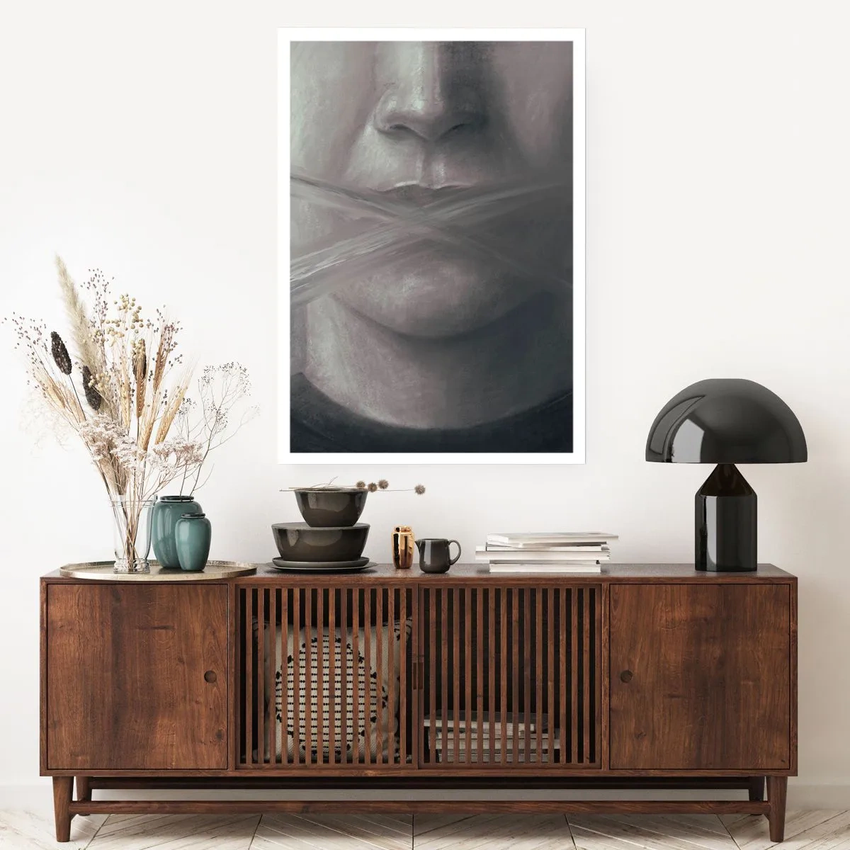 Poster - Ohne ein Wort - 40x50 cm