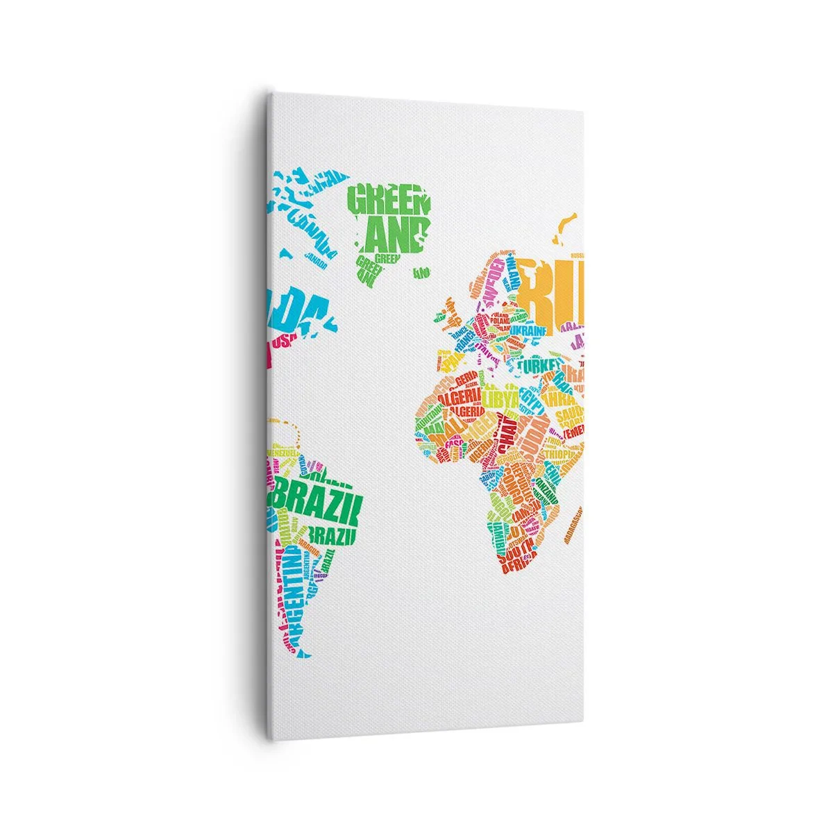 Bild auf Leinwand - Leinwandbild - Ich möchte sie alle treffen - 55x100 cm