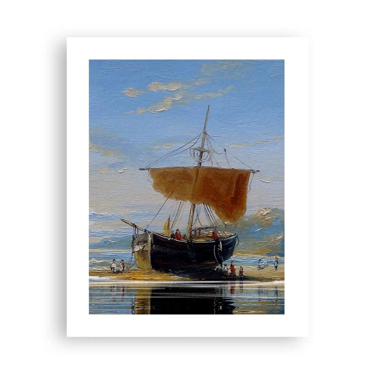 Poster - Wasser, Land, Luft - 40x50 cm