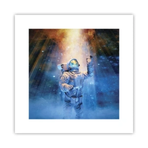 Poster - Endlich am Ende - 30x30 cm