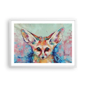 Poster in einem weißen Rahmen - Bist du bereit für mich? - 70x50 cm