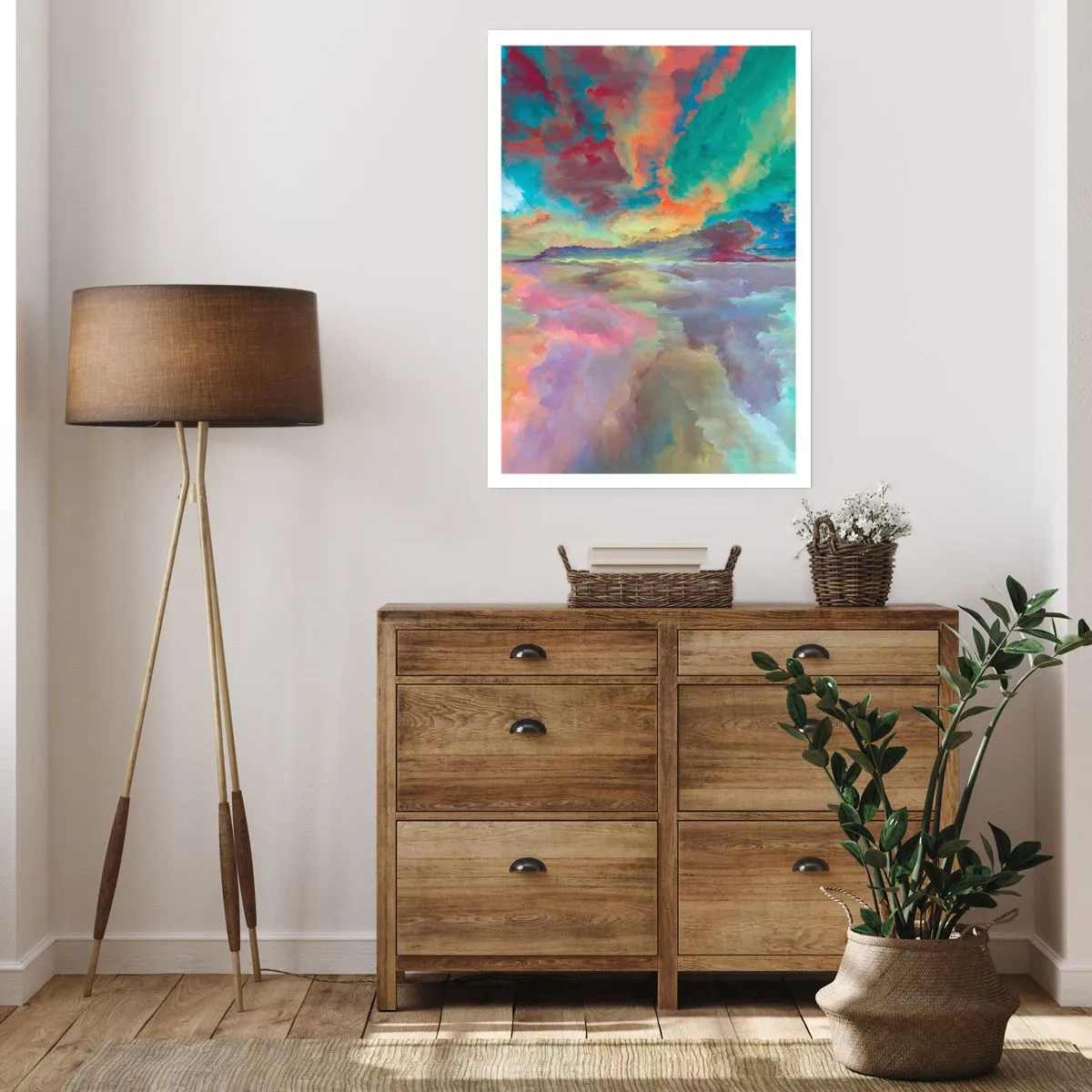 Poster - Zwei Himmel - 70x100 cm