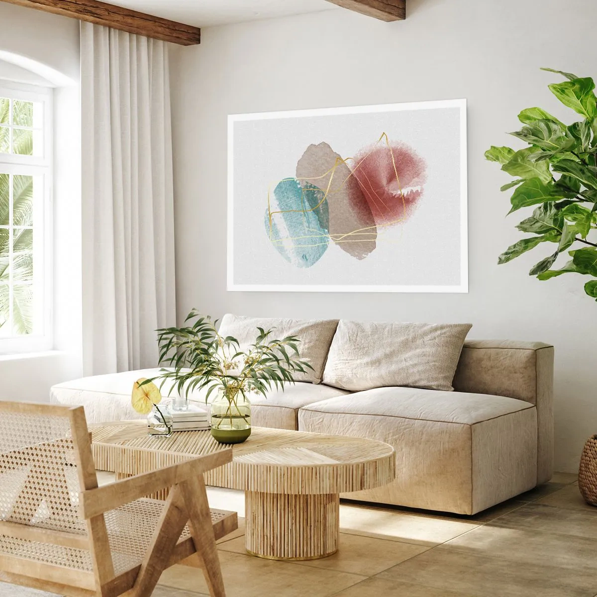 Poster - Korallen des Weltraums - 50x40 cm