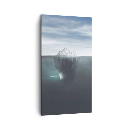 Bild auf Leinwand - Leinwandbild - Unterwassergeheimnis - 45x80 cm