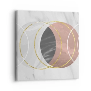 Bild auf Leinwand - Leinwandbild - Musik der Sphären - 40x40 cm