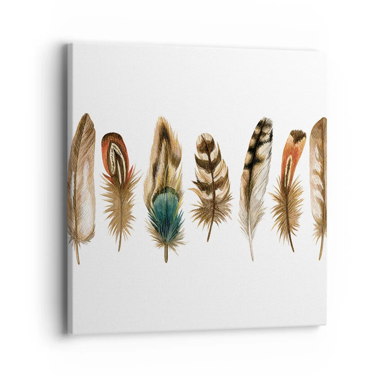 Bild auf Leinwand - Leinwandbild - Eine federleichte Variante - 40x40 cm