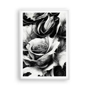 Poster in einem weißen Rahmen - Immer Königin - 70x100 cm