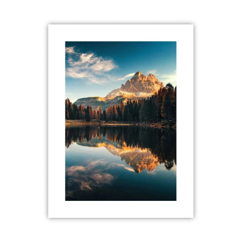 Poster - Doppelte Landschaft - 30x40 cm