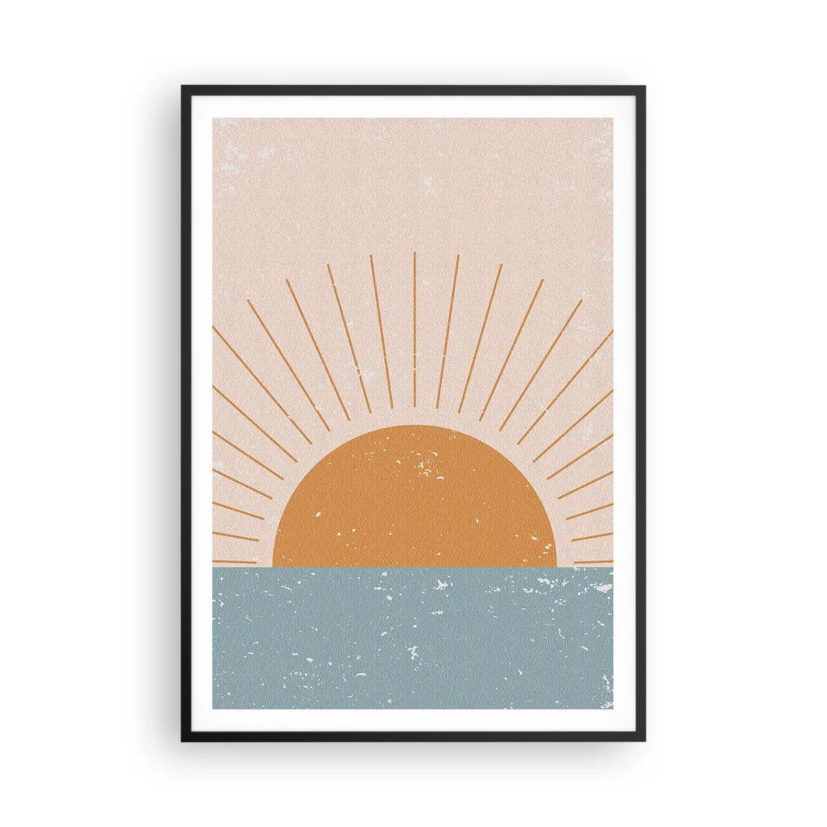 Poster in einem schwarzem Rahmen - Alltägliches Wunder - 70x100 cm