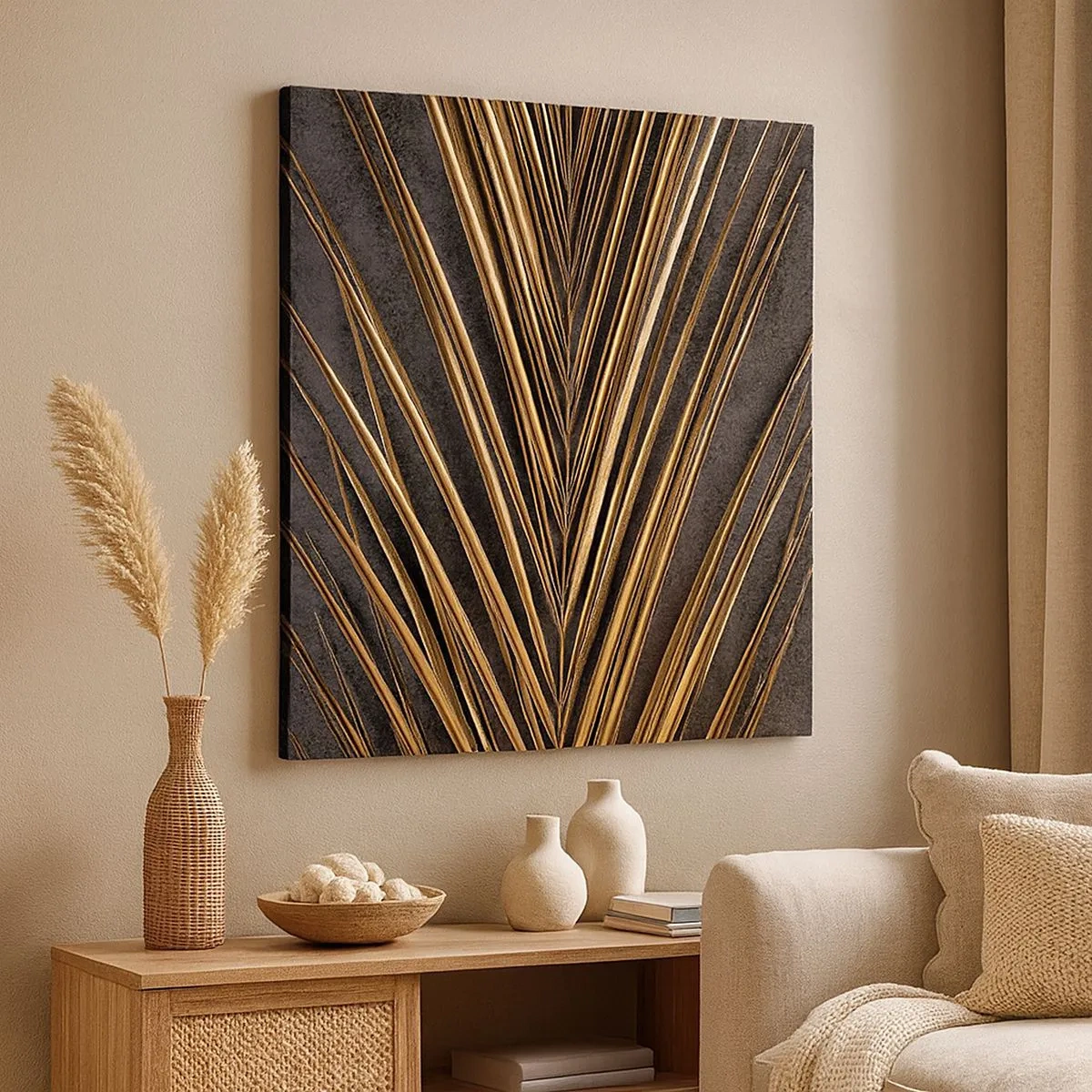 Bild auf Leinwand - Leinwandbild - Das Gold der Tropen - 30x30 cm