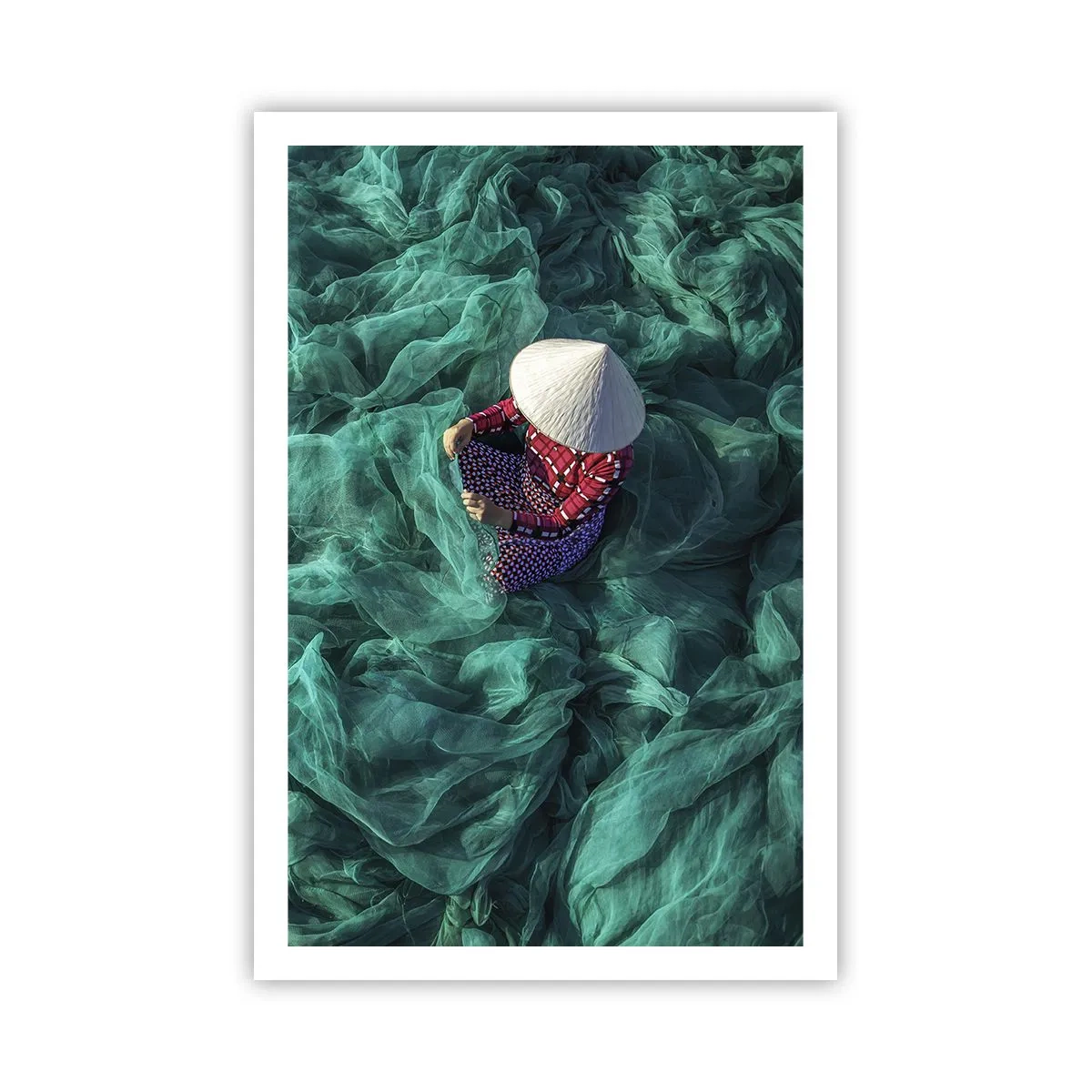 Poster - In einem Meer aus Netzen - 61x91 cm