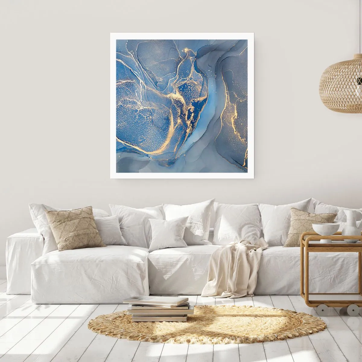 Poster - Goldstaub - 50x50 cm