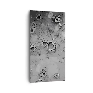 Bild auf Leinwand - Leinwandbild - Wie eine Mondlandschaft - 55x100 cm