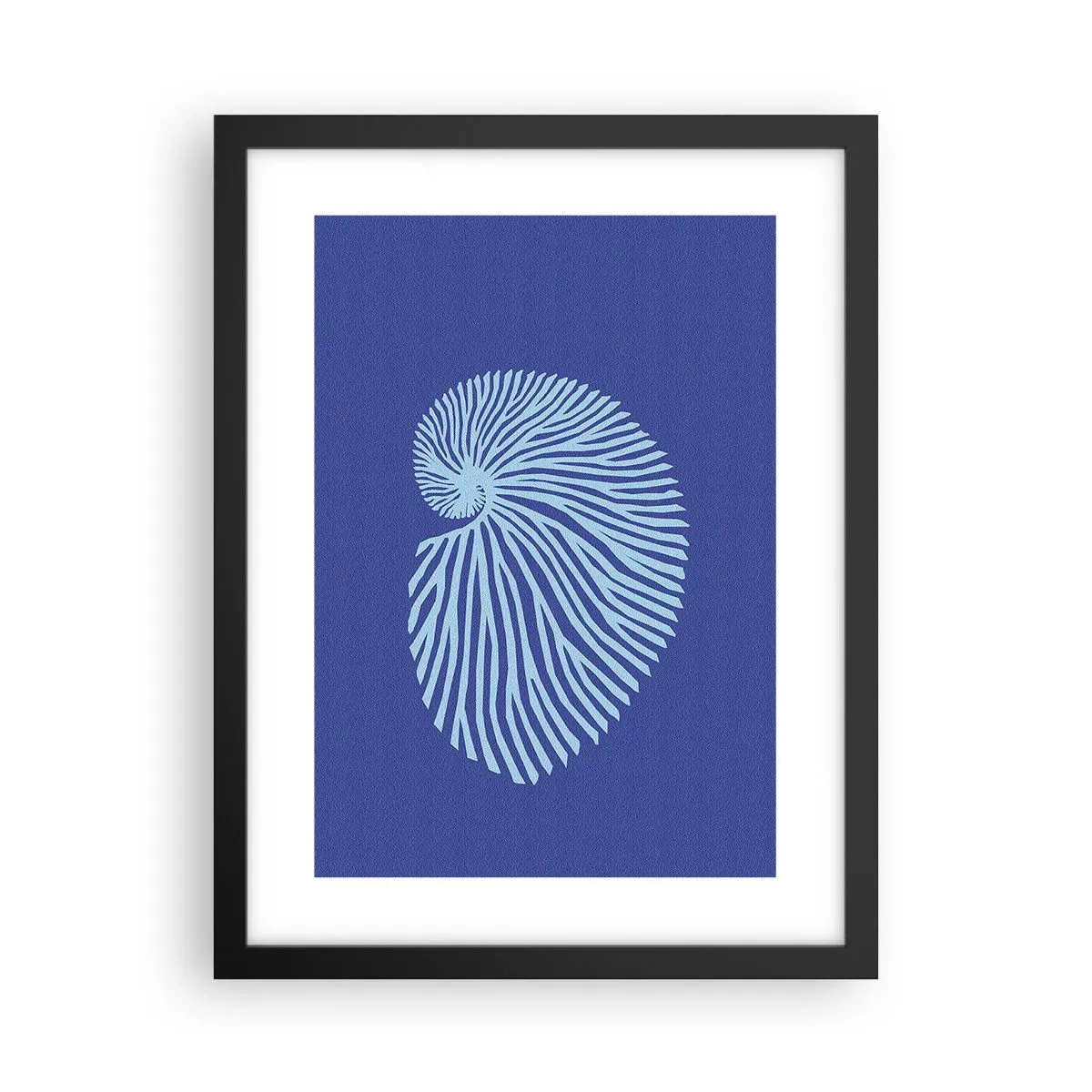 Poster in einem schwarzem Rahmen - Geburt der Muschel - 30x40 cm