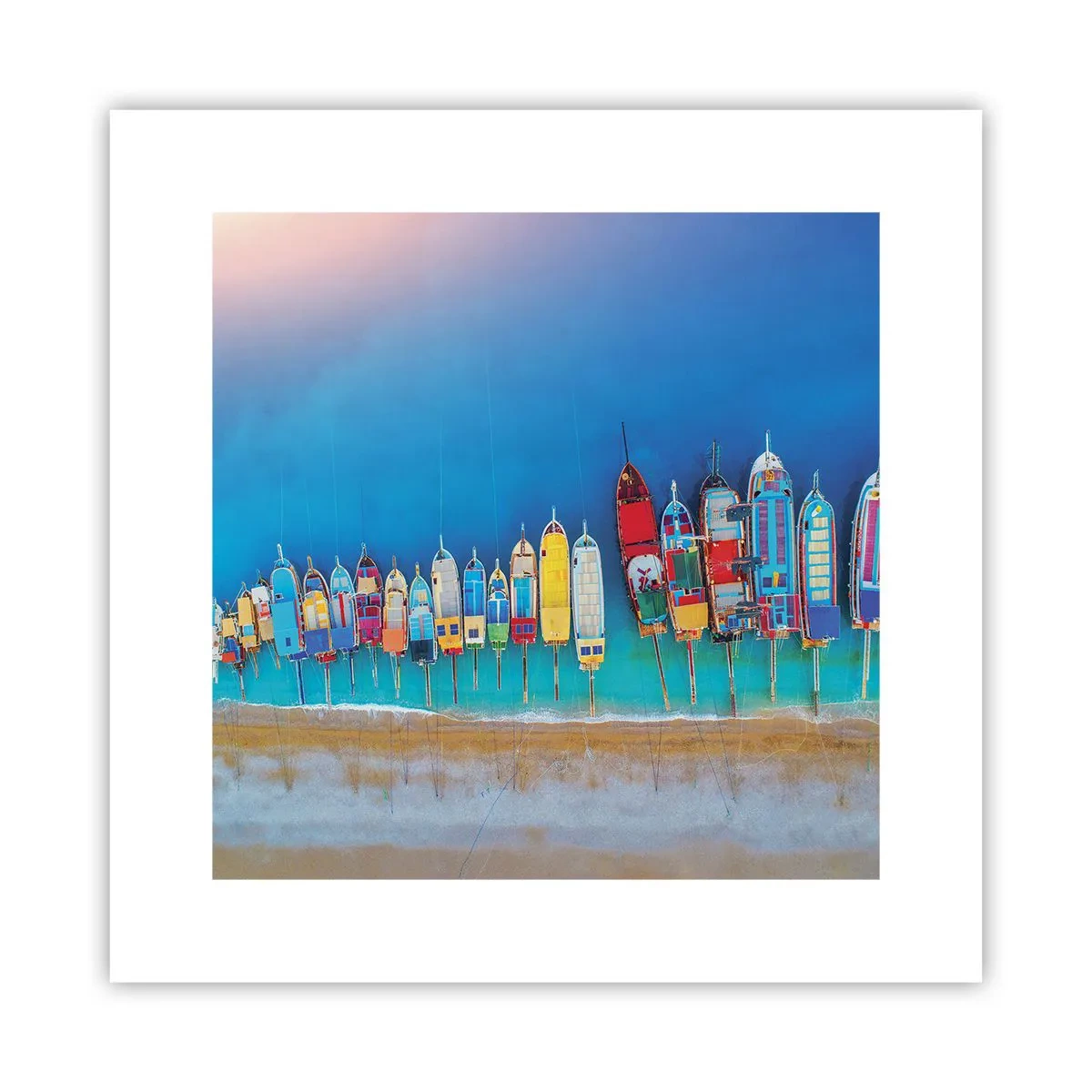 Poster - Aus der Vogelperspektive - 30x30 cm