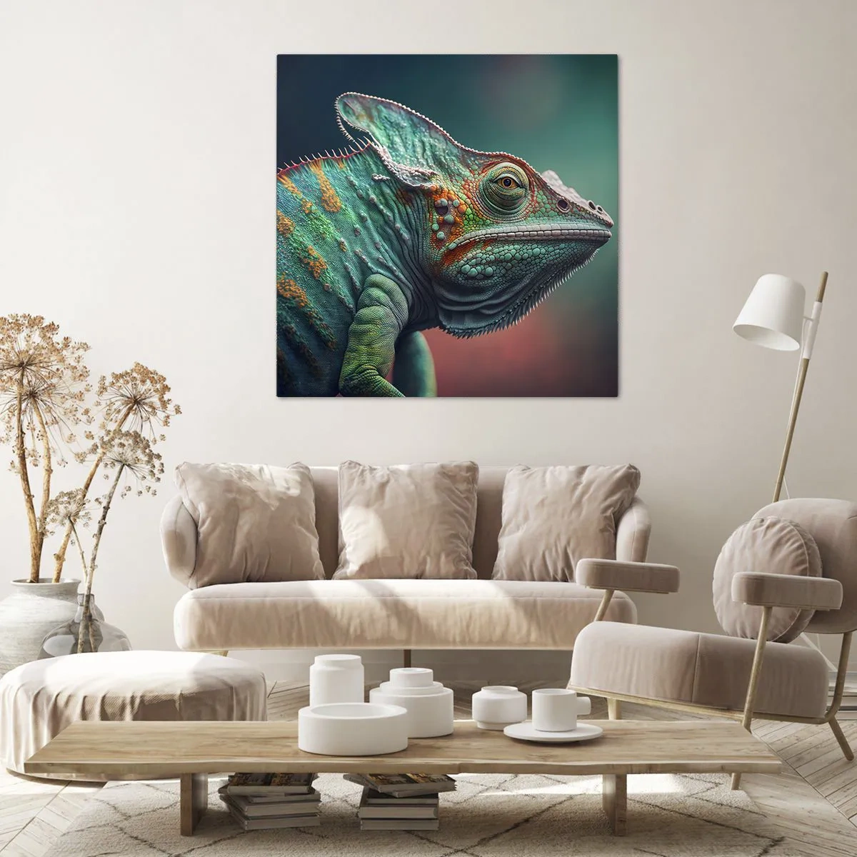 Bild auf Leinwand - Leinwandbild - Siehst du mich? Nicht gut… - 30x30 cm