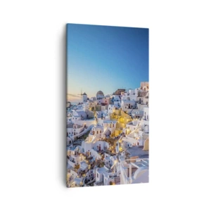 Bild auf Leinwand - Leinwandbild - Die Essenz des Griechischen - 45x80 cm