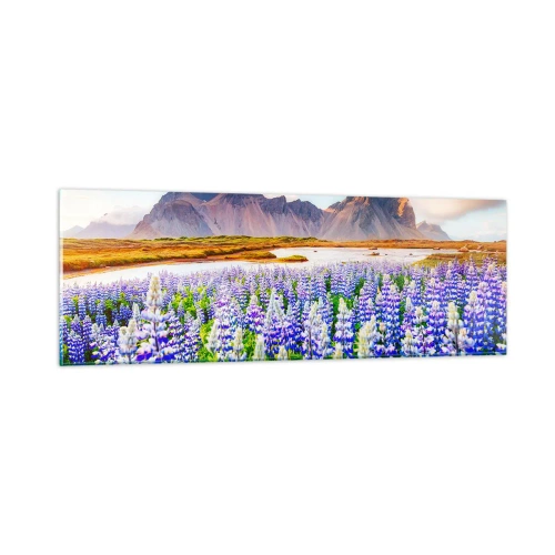 Glasbild - Bild auf glas - Kraft und Strenge neben Sanftmut - 90x30 cm