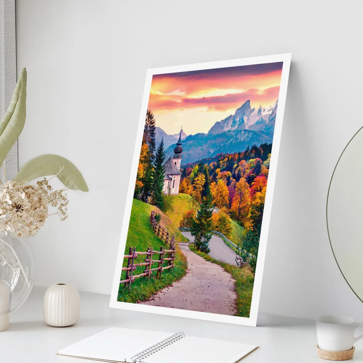Poster - Landschaftsartige Malerei - 61x91 cm