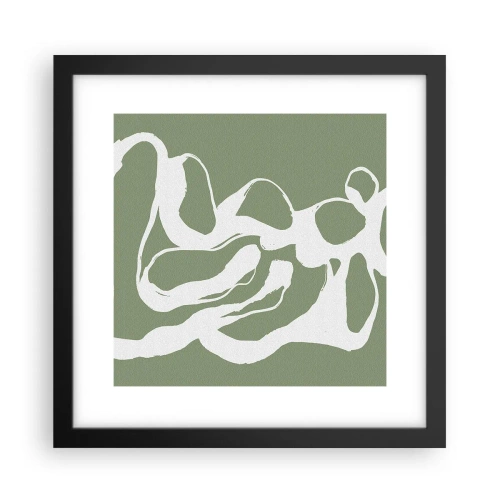 Poster in einem schwarzem Rahmen - Ruf des Weltraums - 30x30 cm